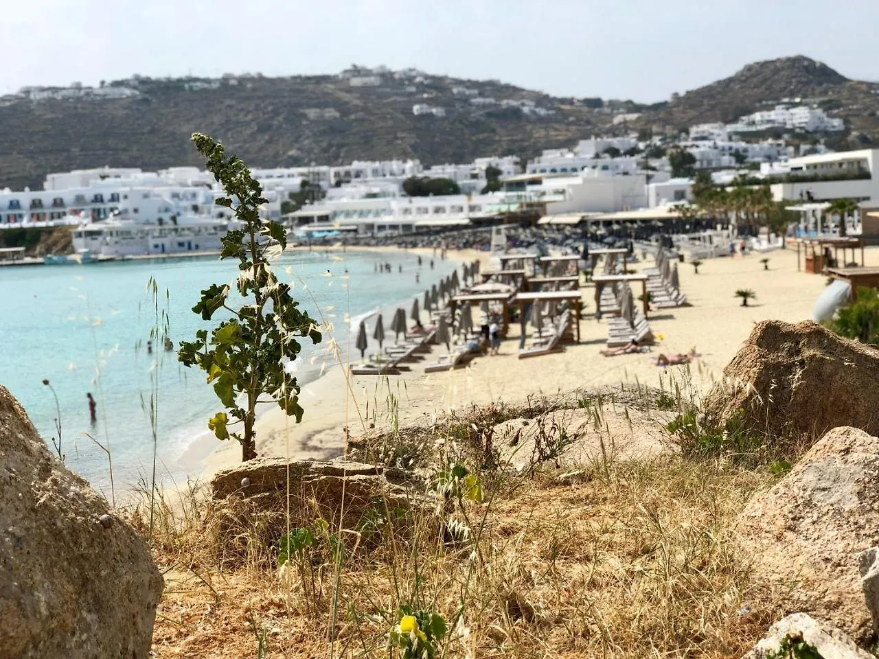 Tatil Evi Mykonos Le Grand Bleu Beachfront Suite Platys Gialos